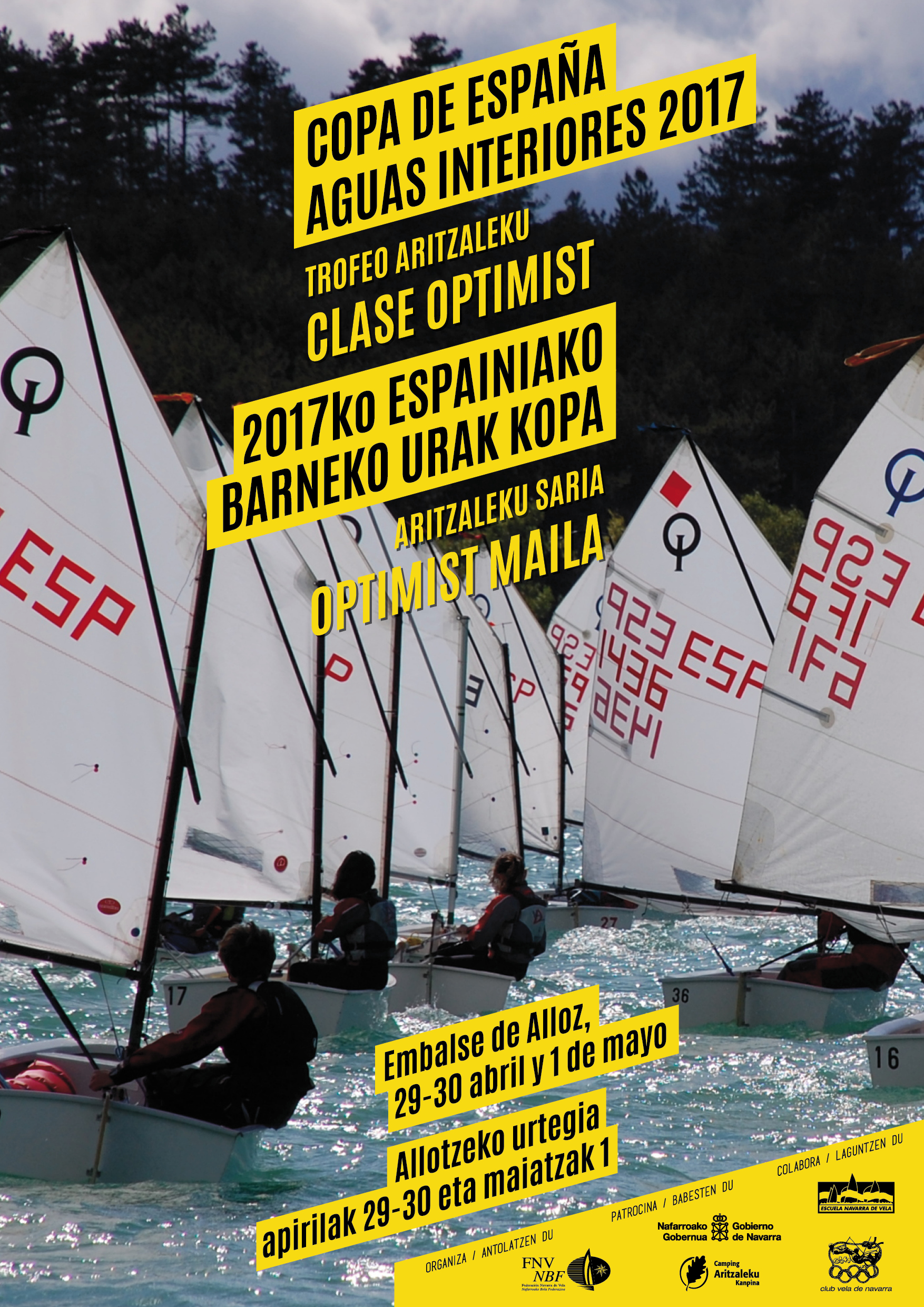 COPA DE ESPAÑA DE AGUAS INTERIORES OPTIMIST 2017